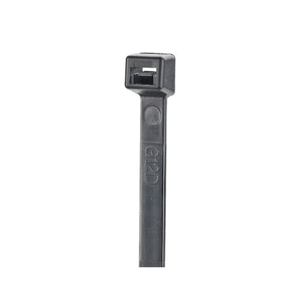 Cable Tie, 24 in L, 6.89 in Max Bundle Dia., Black, Nylon 6/6, 120 lb Strength, 50 PK